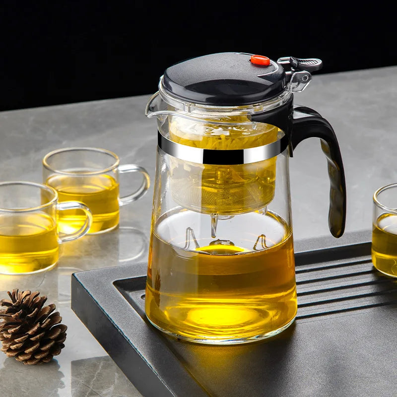 Heat-Resistant Glass Teapot with Puer Kettle