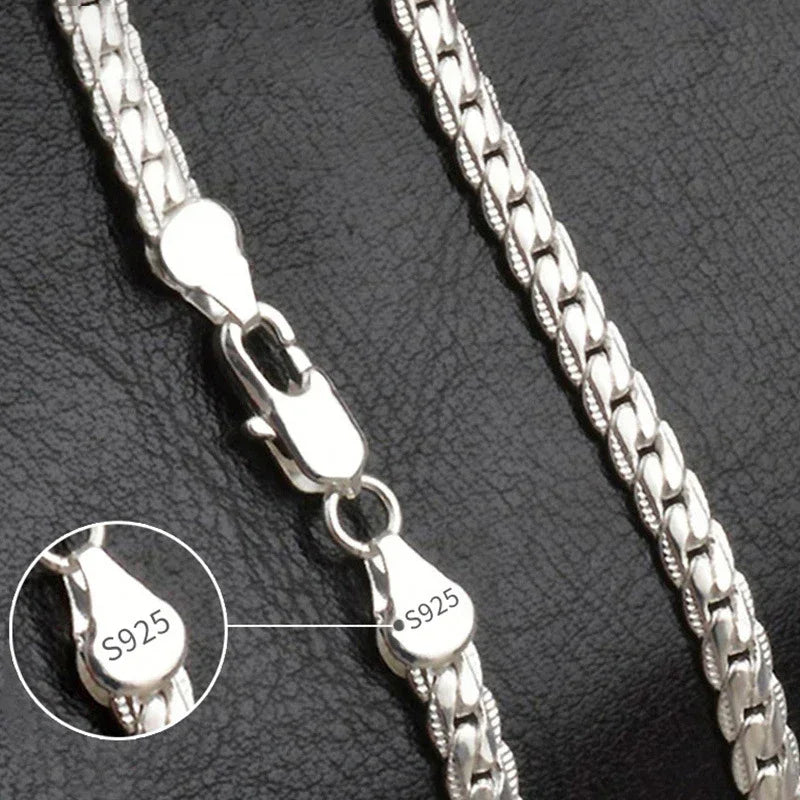 Luxury 18K Gold & Silver 6mm Chain Necklace | Unisex