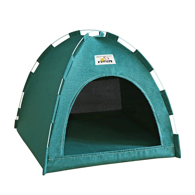 Foldable Cat House Pet Tent – Portable, Breathable 4-Season Universal Nest for Cats and Dogs