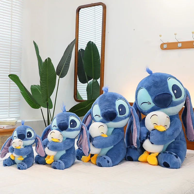 Disney Plush Doll Stitch | Lilo & Stitch Cute Duck Stitch Plush Stuffed Toy | Kawaii Christmas & Birthday Gift for Kids