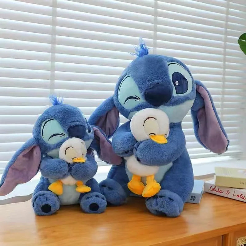 Disney Plush Doll Stitch | Lilo & Stitch Cute Duck Stitch Plush Stuffed Toy | Kawaii Christmas & Birthday Gift for Kids