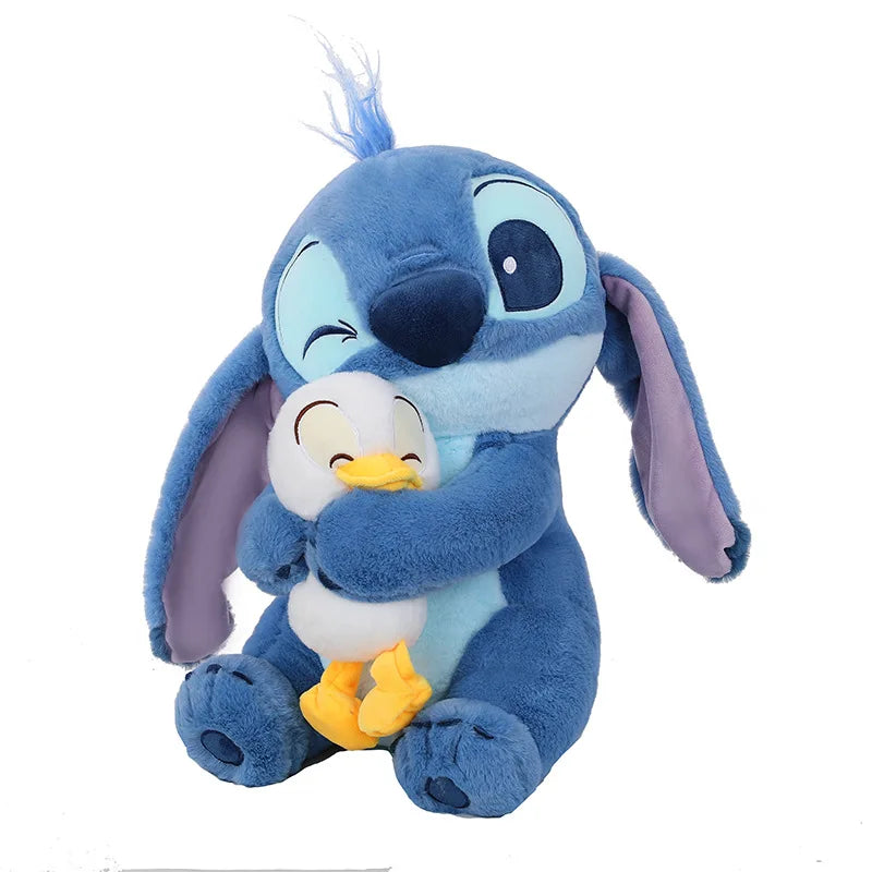 Disney Plush Doll Stitch | Lilo & Stitch Cute Duck Stitch Plush Stuffed Toy | Kawaii Christmas & Birthday Gift for Kids