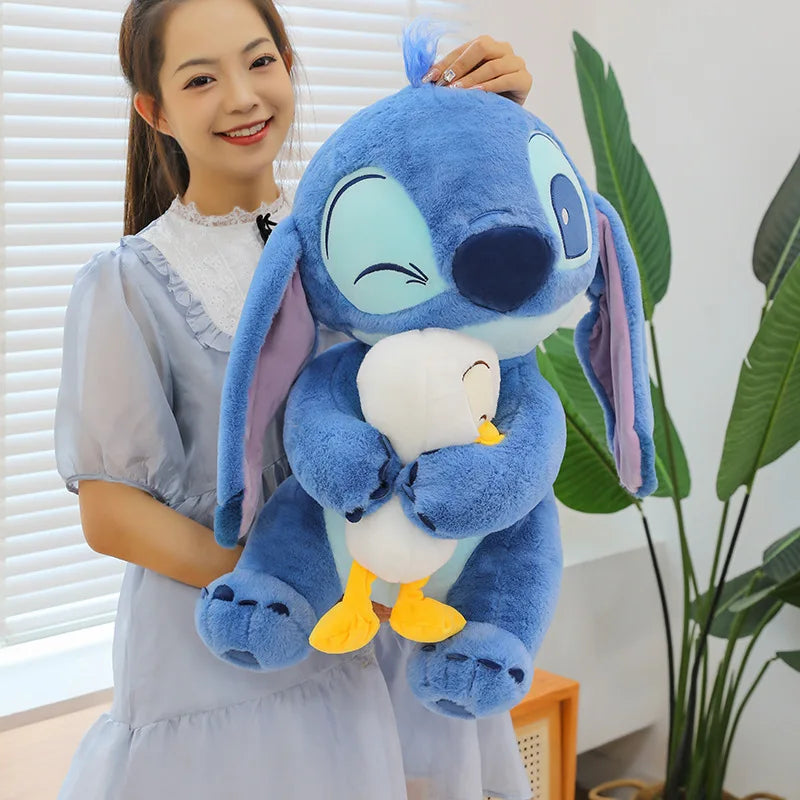 Disney Plush Doll Stitch | Lilo & Stitch Cute Duck Stitch Plush Stuffed Toy | Kawaii Christmas & Birthday Gift for Kids